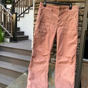 Anthropologie “the wanderer” summer orange/lite rust color size 29.